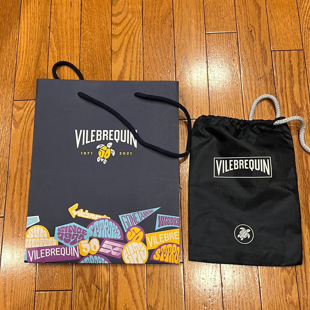 New Vilebrequin shopping bag and pouch